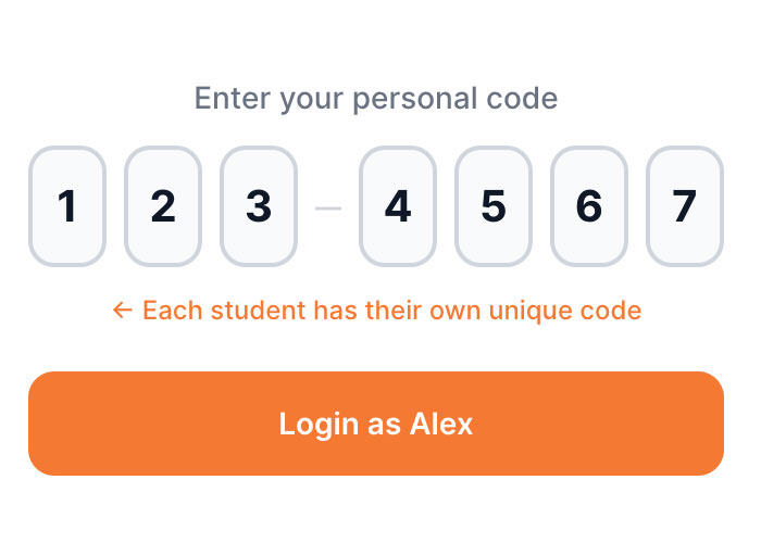 Students check in in 60 seconds